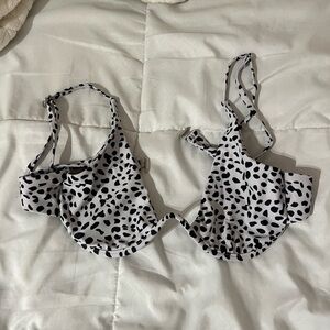 cow print top from shein, size large never worn